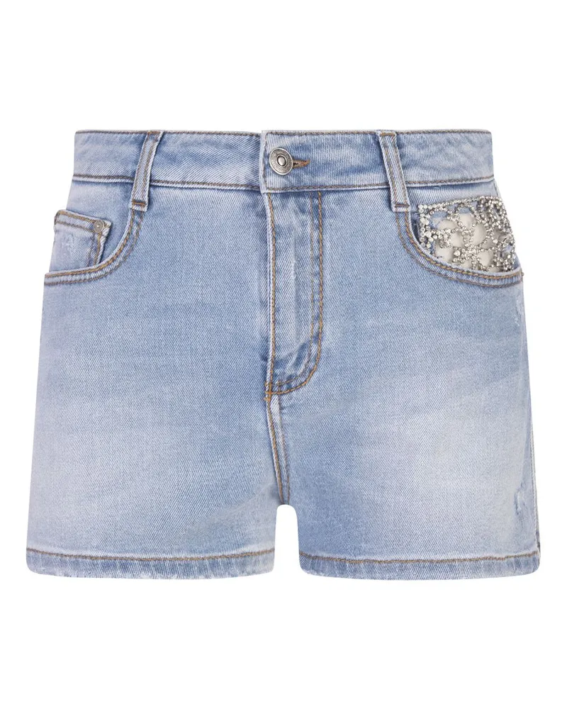 Ermanno Scervino Jeansshorts Azurblau