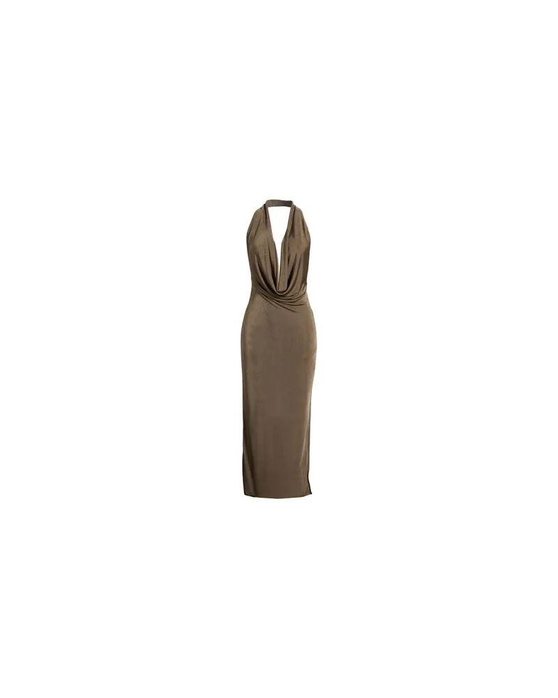 MISBHV KLEIDER - Maxi-Kleiderauf YOOX.COM Maulwurfsgrau
