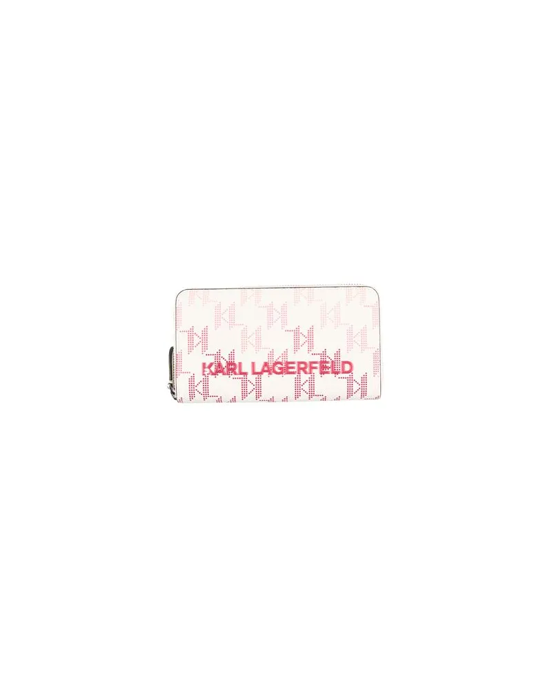 Karl Lagerfeld Kleinlederwaren - Brieftaschenauf YOOX.COM Weiß