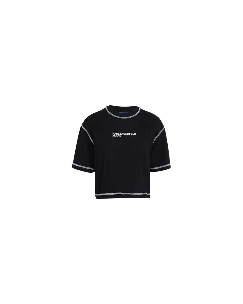 Karl Lagerfeld TOPS - T-shirtsauf YOOX.COM Schwarz