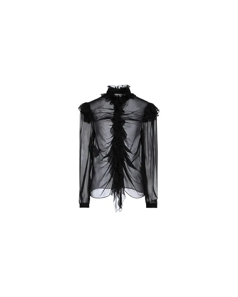 Alberta Ferretti TOPS - Hemdenauf YOOX.COM Schwarz