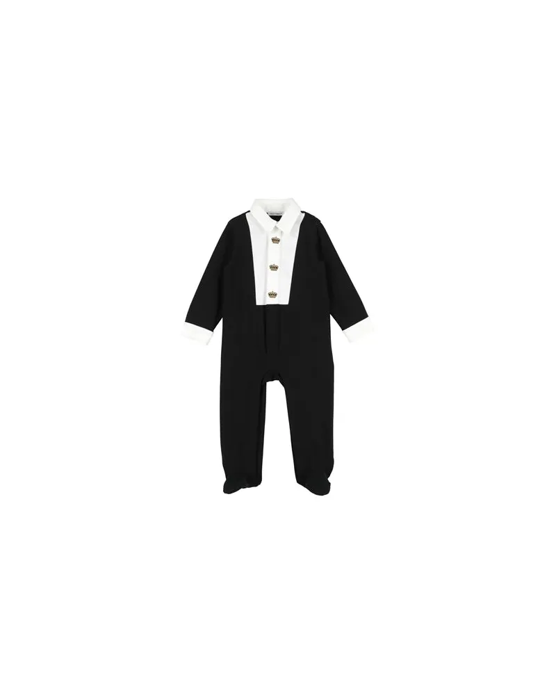Dolce & Gabbana NEUGEBORENE - Babystrampler & -Latzhoseauf YOOX.COM Schwarz