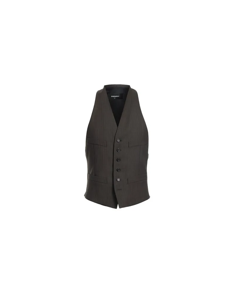 Dsquared2 ANZÜGE und CO-ORDS - Couture-Westenauf YOOX.COM Dunkelbraun