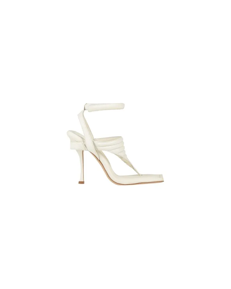 Gia Borghini SCHUHE - Zehentrennerauf YOOX.COM Elfenbein