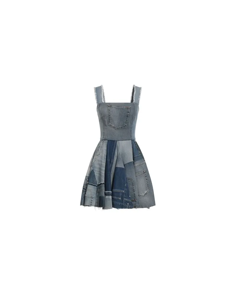 Dolce & Gabbana KLEIDER - Mini-Kleiderauf YOOX.COM Blau
