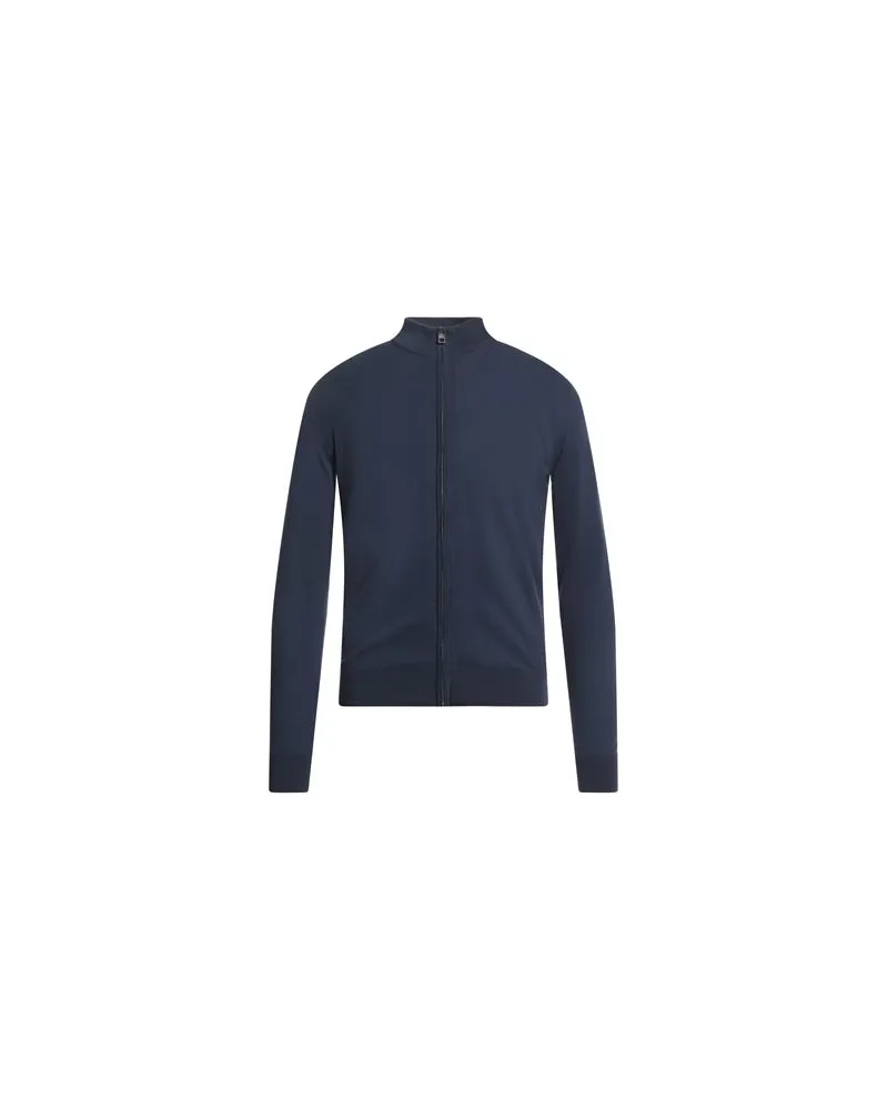 Luigi Borrelli STRICKWAREN - Strickjackenauf YOOX.COM Blau