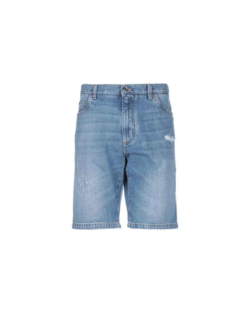 Dolce & Gabbana HOSEN & RÖCKE - Jeansshortsauf YOOX.COM Blau