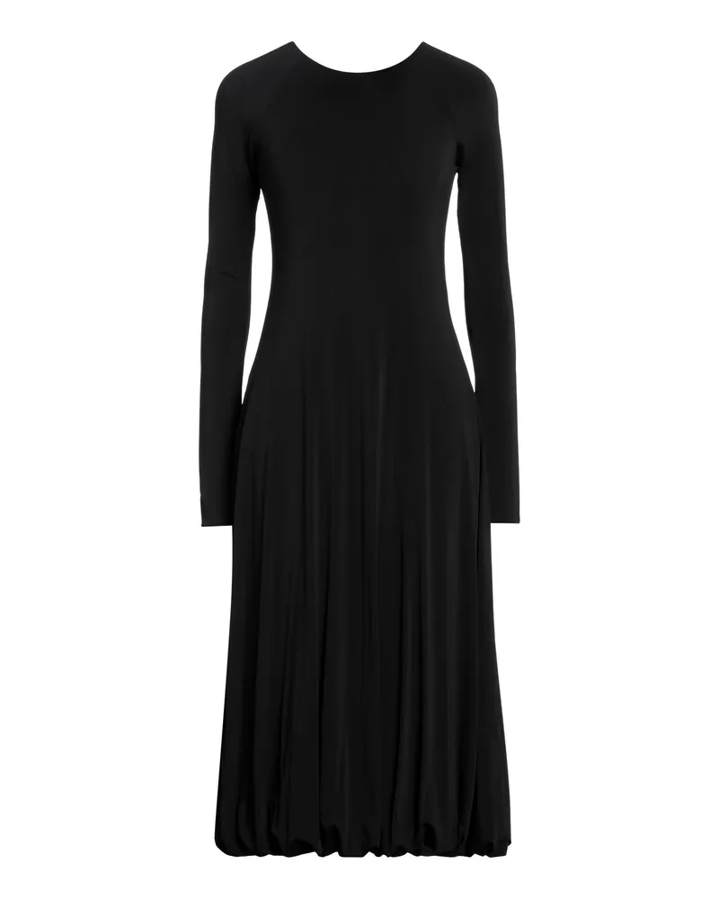 Jil Sander Midi-Kleid Schwarz