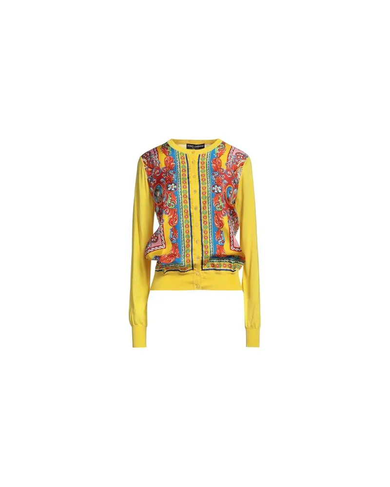 Dolce & Gabbana STRICKWAREN - Strickjackenauf YOOX.COM Gelb