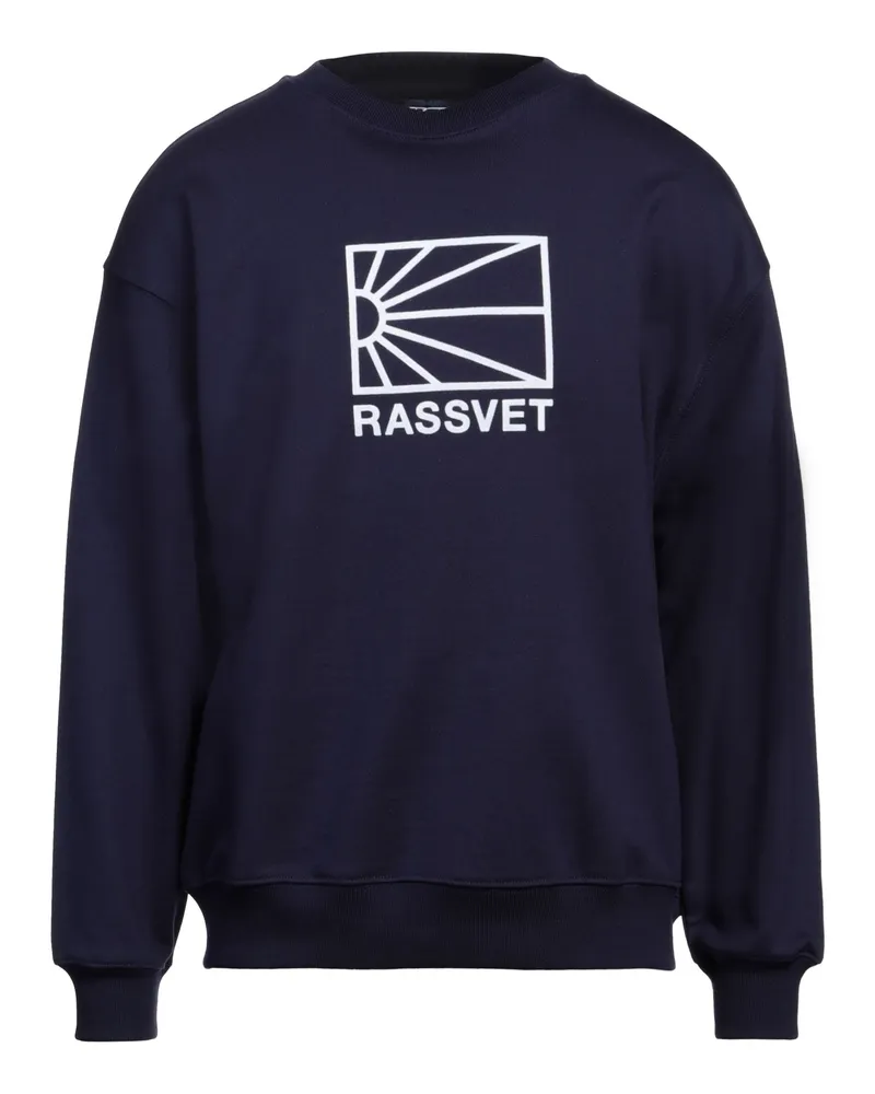 PACCBET RASSVET Sweatshirt Marineblau