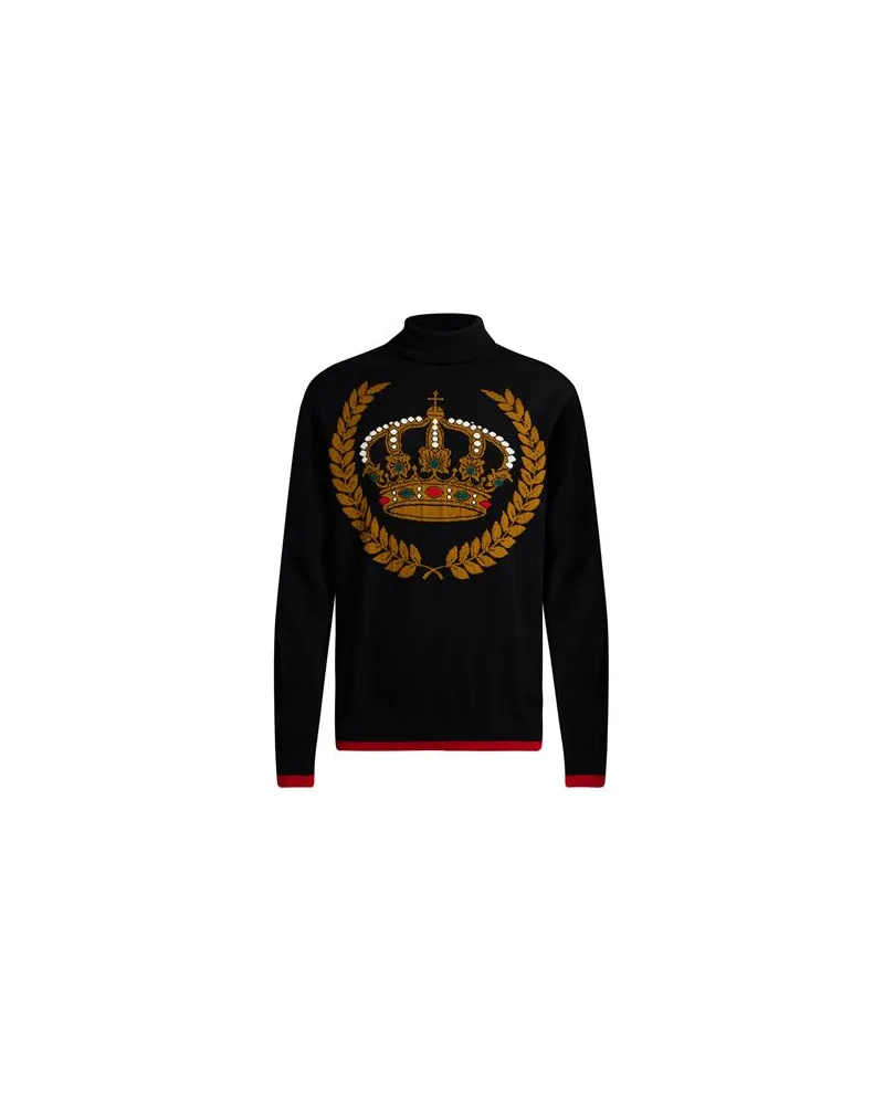 Dolce & Gabbana STRICKWAREN - Rollkragenpulloverauf YOOX.COM Schwarz
