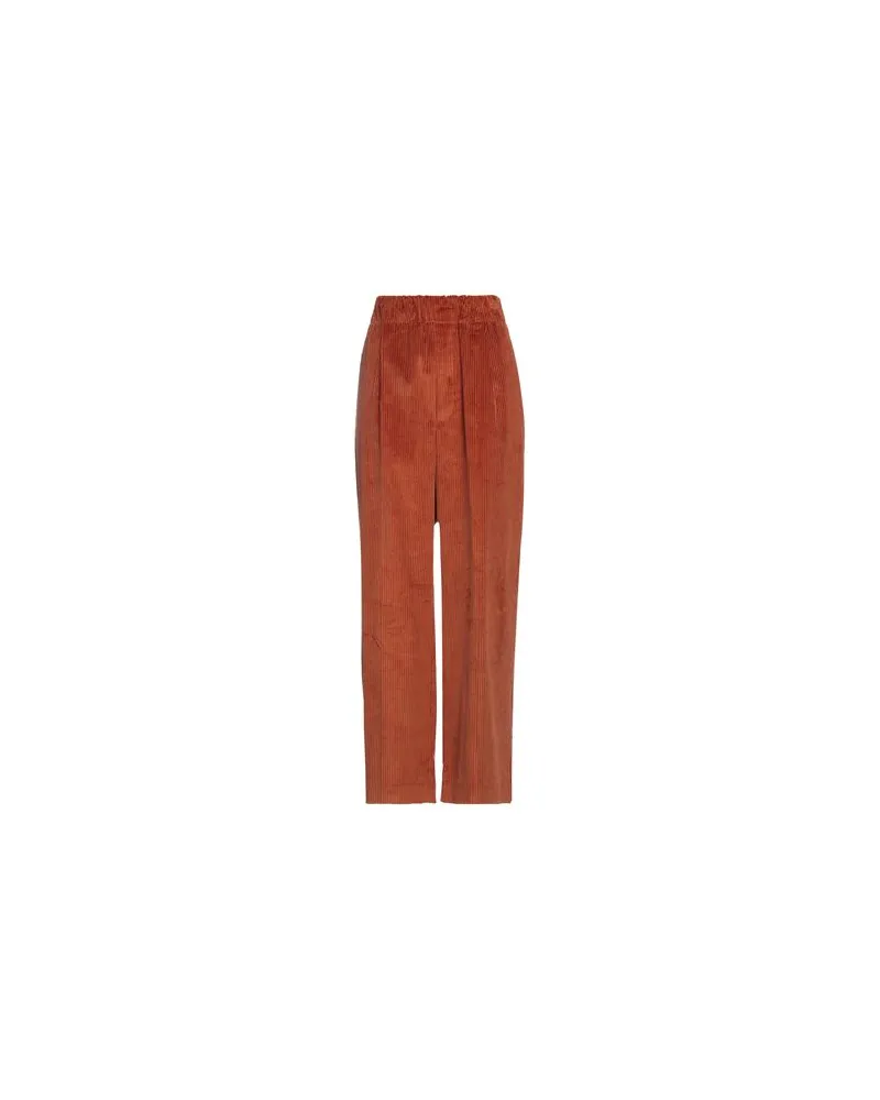 Jejia HOSEN & RÖCKE - Hosenauf YOOX.COM Rostrot