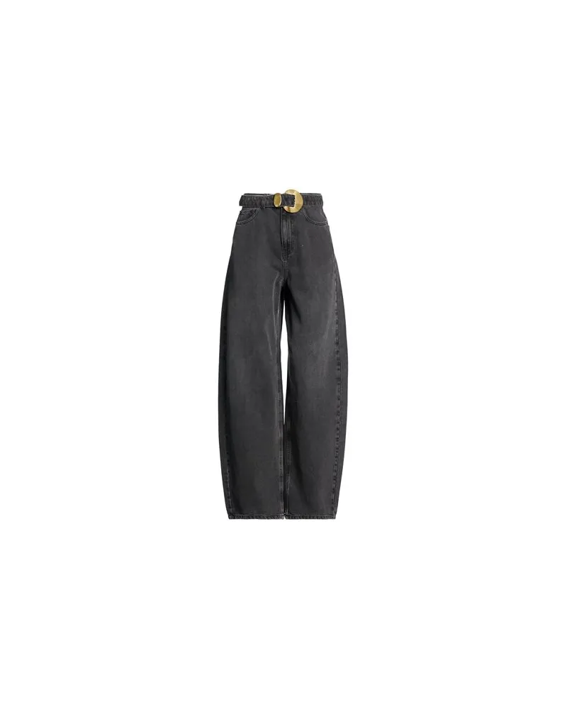 Twin-Set HOSEN & RÖCKE - Jeanshosenauf YOOX.COM Schwarz