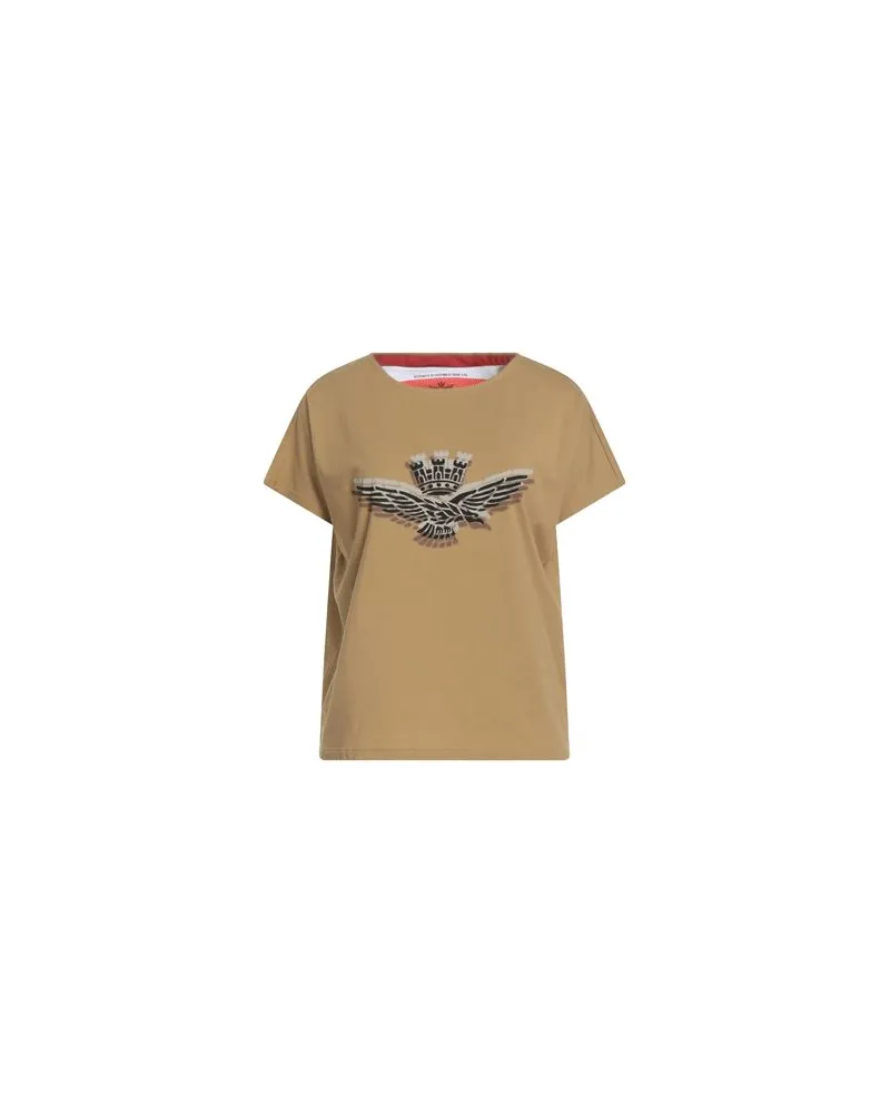 Aeronautica Militare TOPS - T-shirtsauf YOOX.COM Khaki