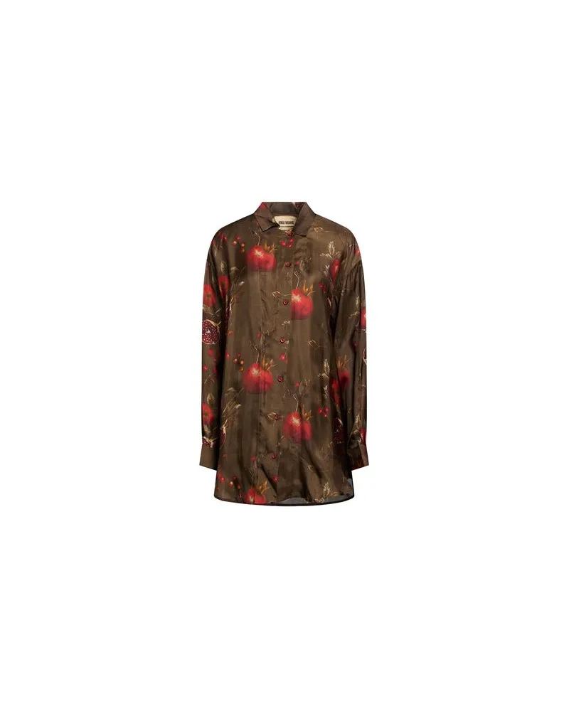 Uma Wang TOPS - Hemdenauf YOOX.COM Braun