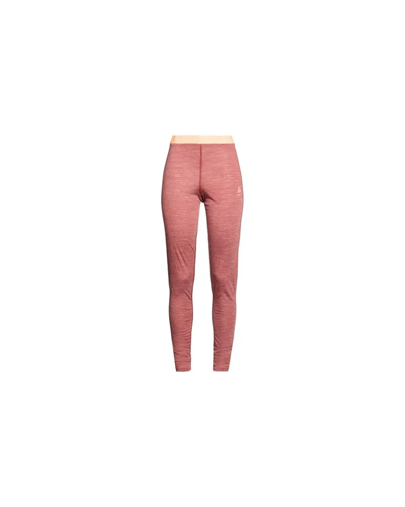 Odlo HOSEN & RÖCKE - Leggingsauf YOOX.COM Ziegelrot