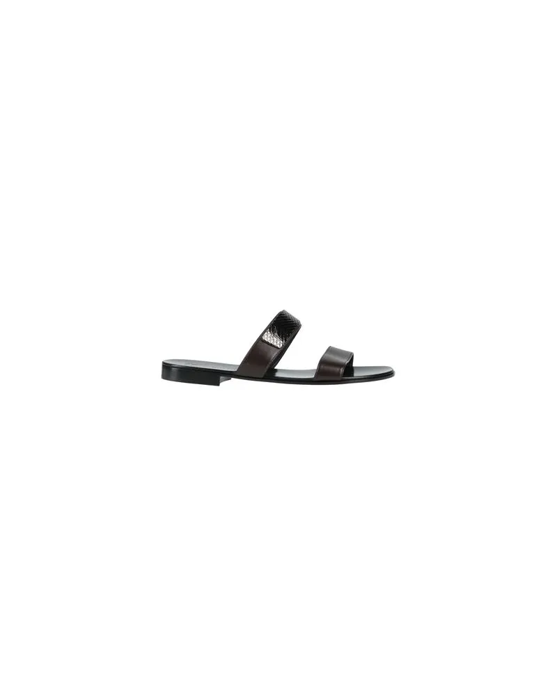 Giuseppe Zanotti SCHUHE - Sandalenauf YOOX.COM Dunkelbraun