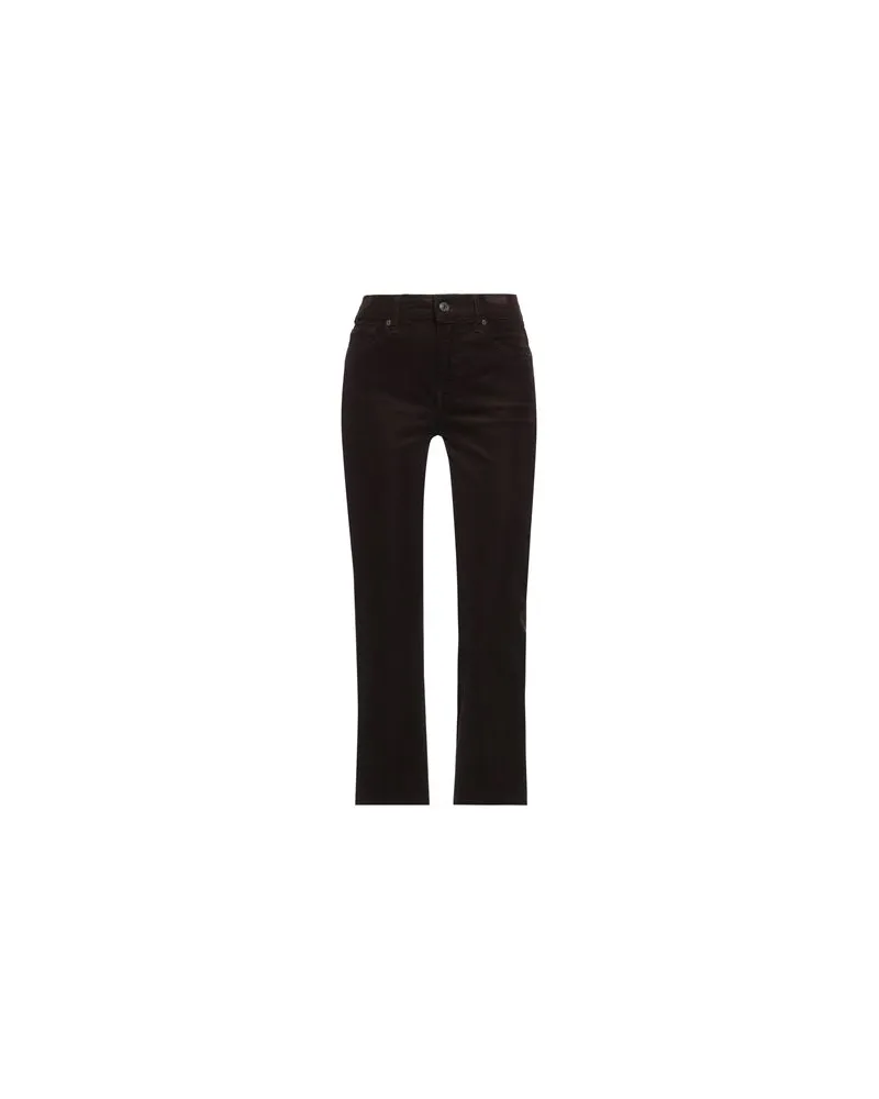 7 for all mankind HOSEN & RÖCKE - Hosenauf YOOX.COM Dunkelbraun