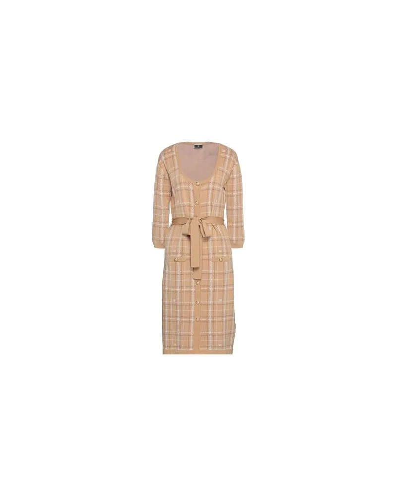 Elisabetta Franchi KLEIDER - Midi-Kleiderauf YOOX.COM Beige