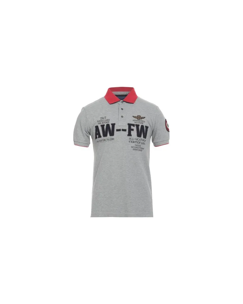 Aeronautica Militare TOPS - Poloshirtsauf YOOX.COM Hellgrau