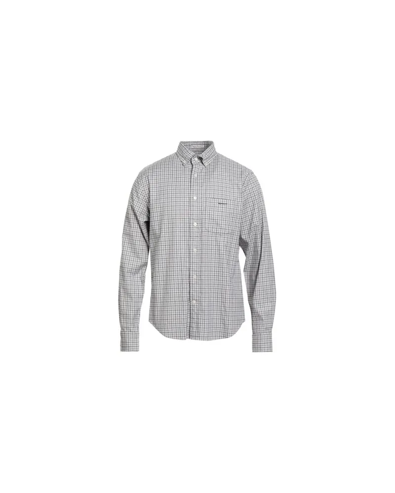 Gant TOPS - Hemdenauf YOOX.COM Hellgrau