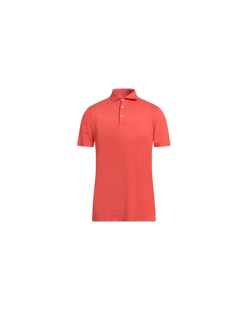 Fedeli TOPS - Poloshirtsauf YOOX.COM Tomatenrot