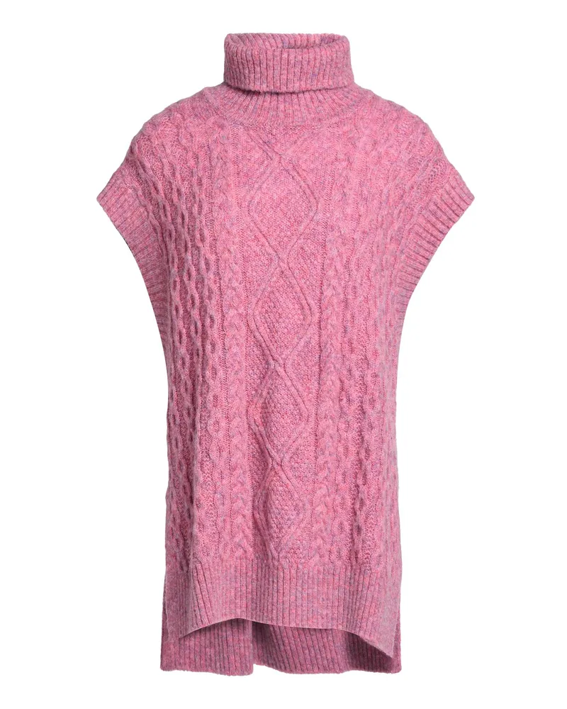 Baum und Pferdgarten Rollkragenpullover Rosa