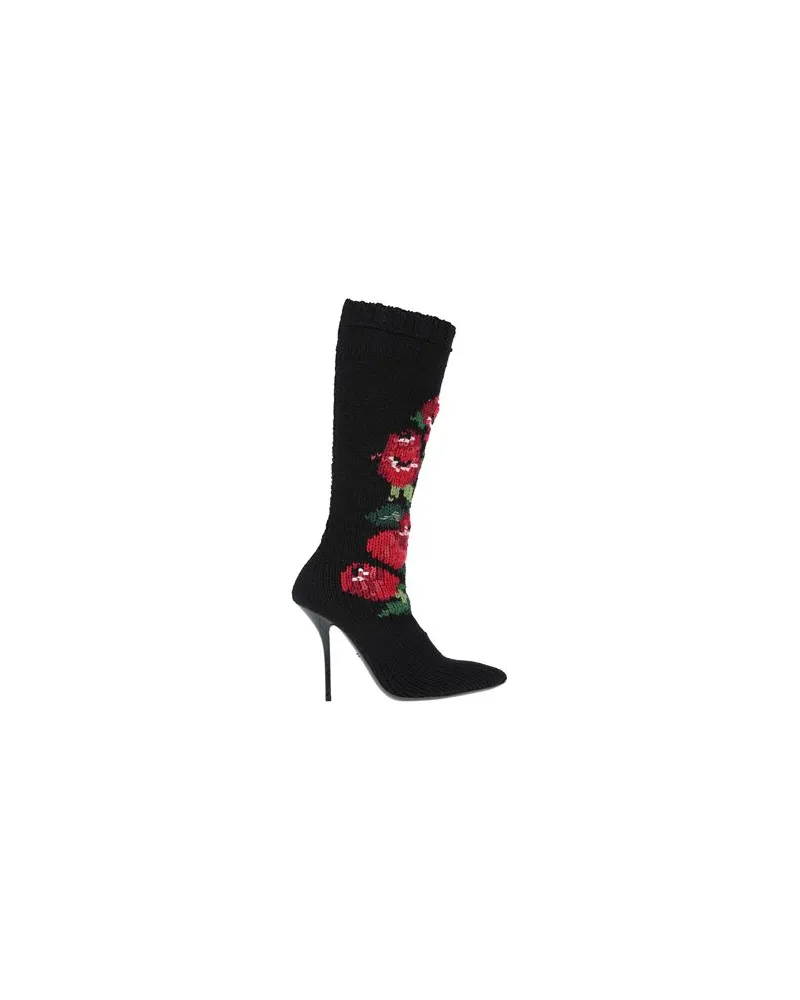 Dolce & Gabbana SCHUHE - Stiefelauf YOOX.COM Schwarz
