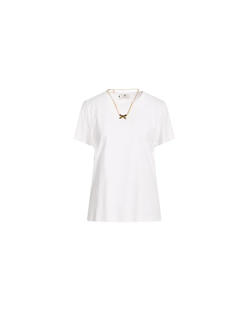Elisabetta Franchi TOPS - T-shirtsauf YOOX.COM Weiß