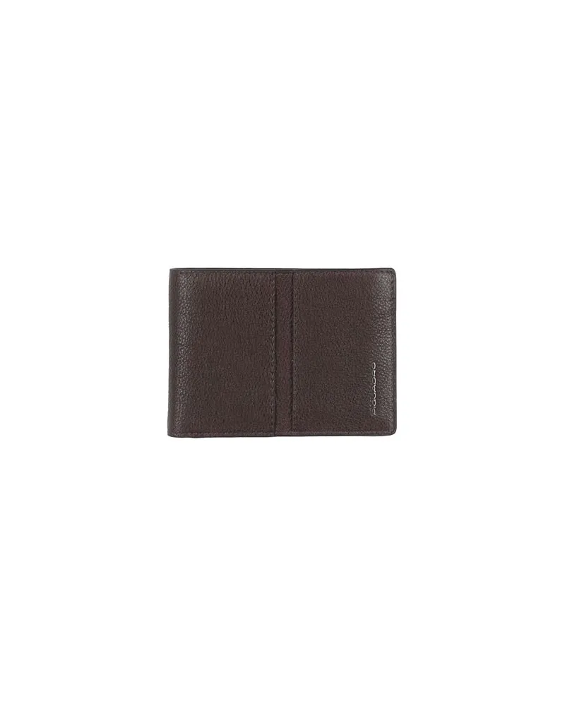 Piquadro Kleinlederwaren - Brieftaschenauf YOOX.COM Dunkelbraun