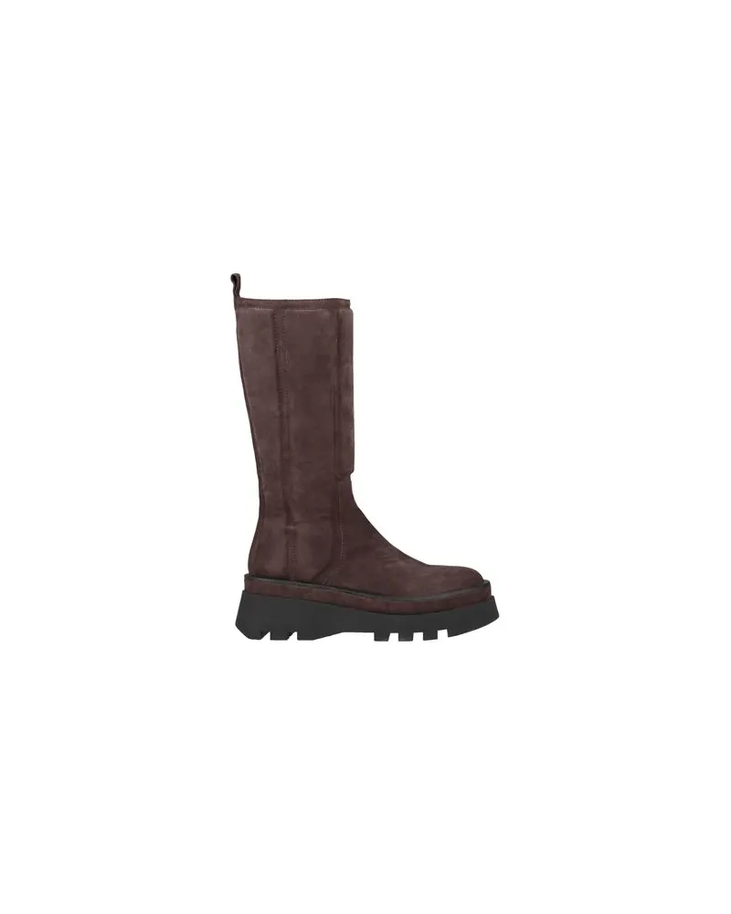 Bruno Premi SCHUHE - Stiefelauf YOOX.COM Schokobraun