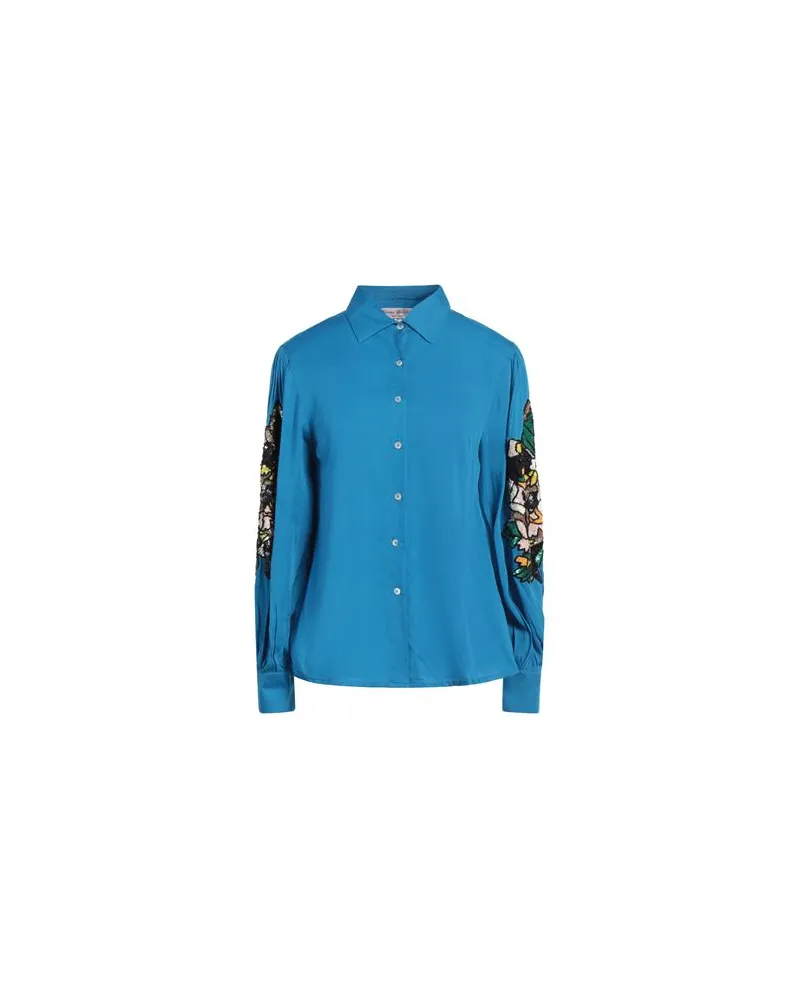 Connor & Blake TOPS - Hemdenauf YOOX.COM Azurblau