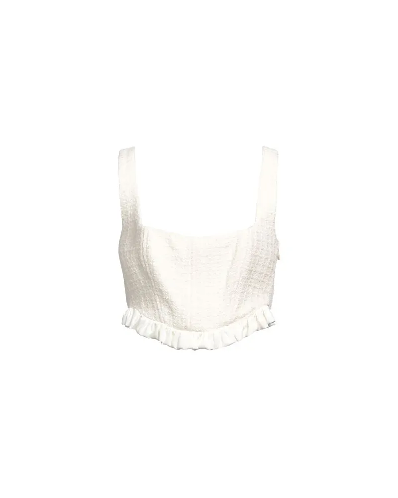 Pinko TOPS - Topsauf YOOX.COM Cremeweiß