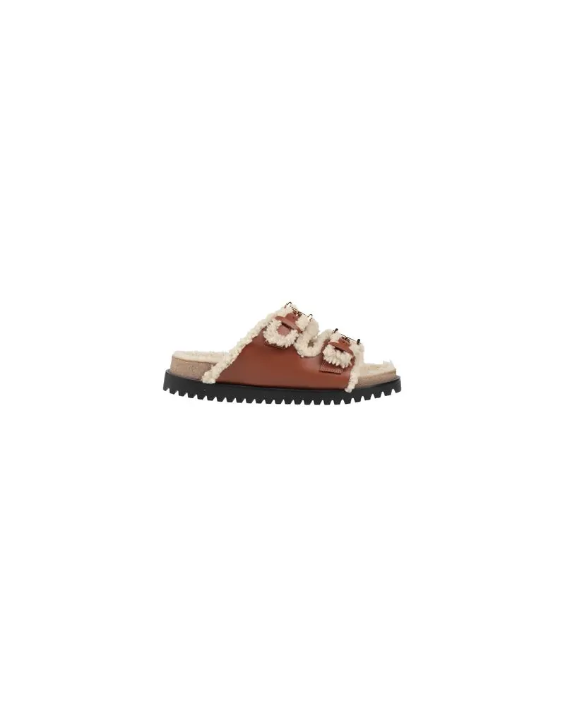 Versace SCHUHE - Sandalenauf YOOX.COM Lederfarben