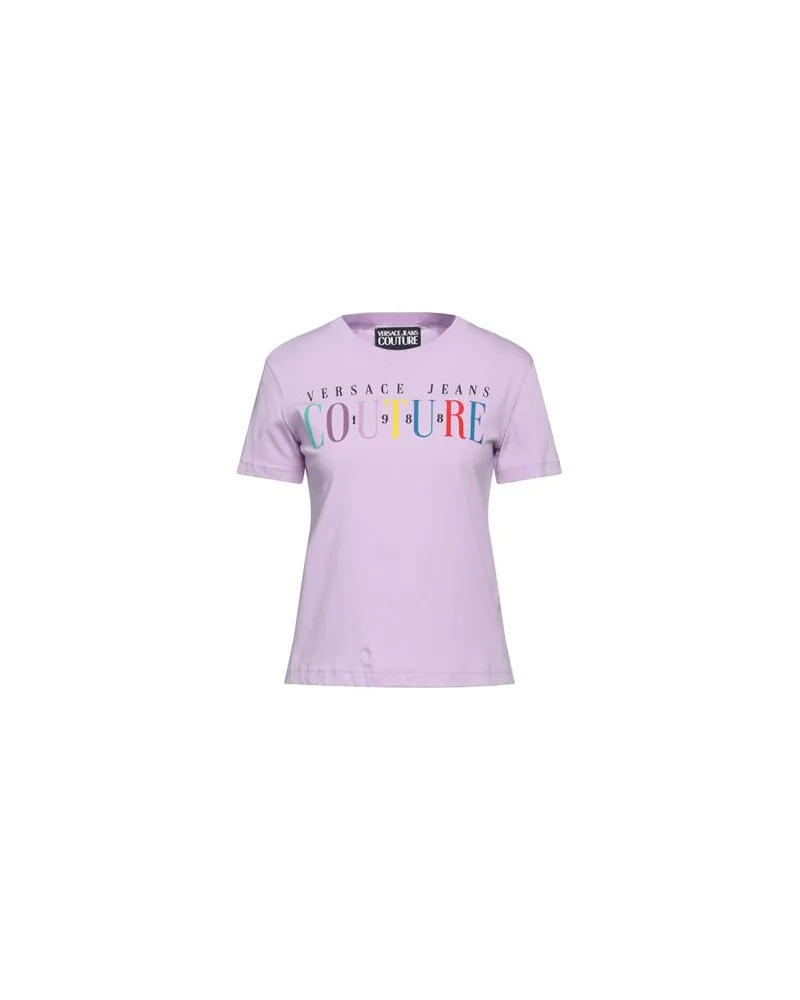 Versace Jeans TOPS - T-shirtsauf YOOX.COM Lila