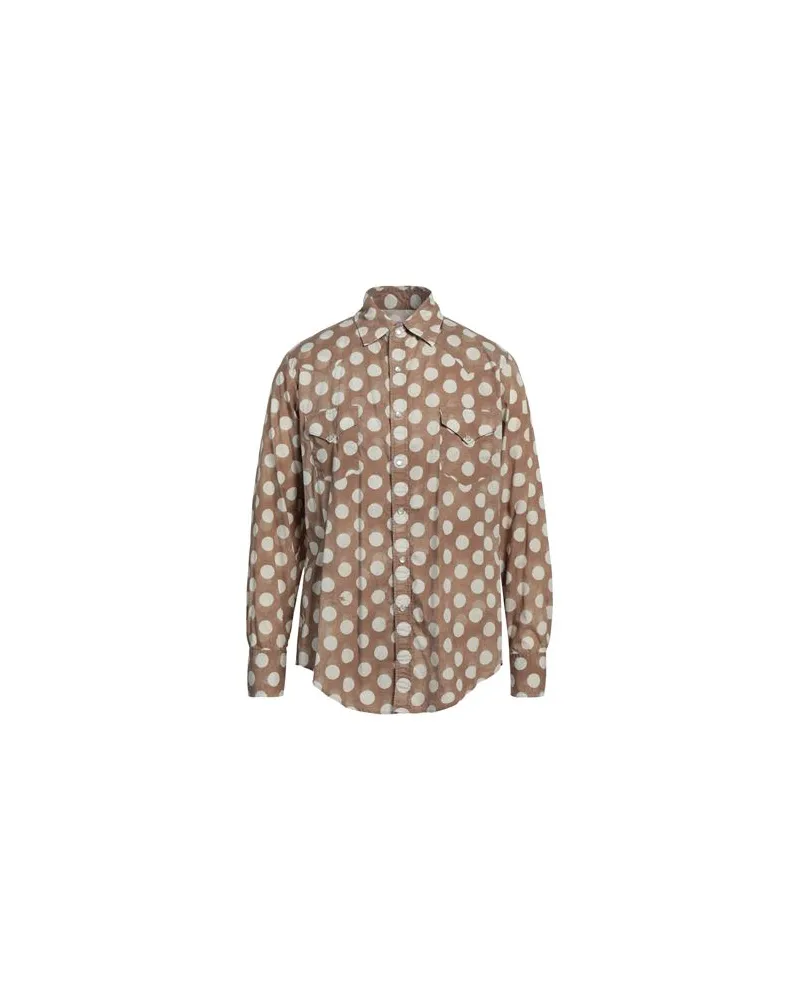 ERL TOPS - Hemdenauf YOOX.COM Khaki