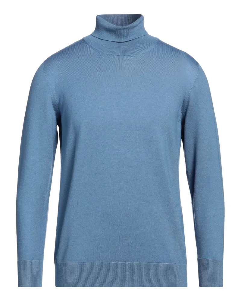 Gran Sasso Rollkragenpullover Himmelblau