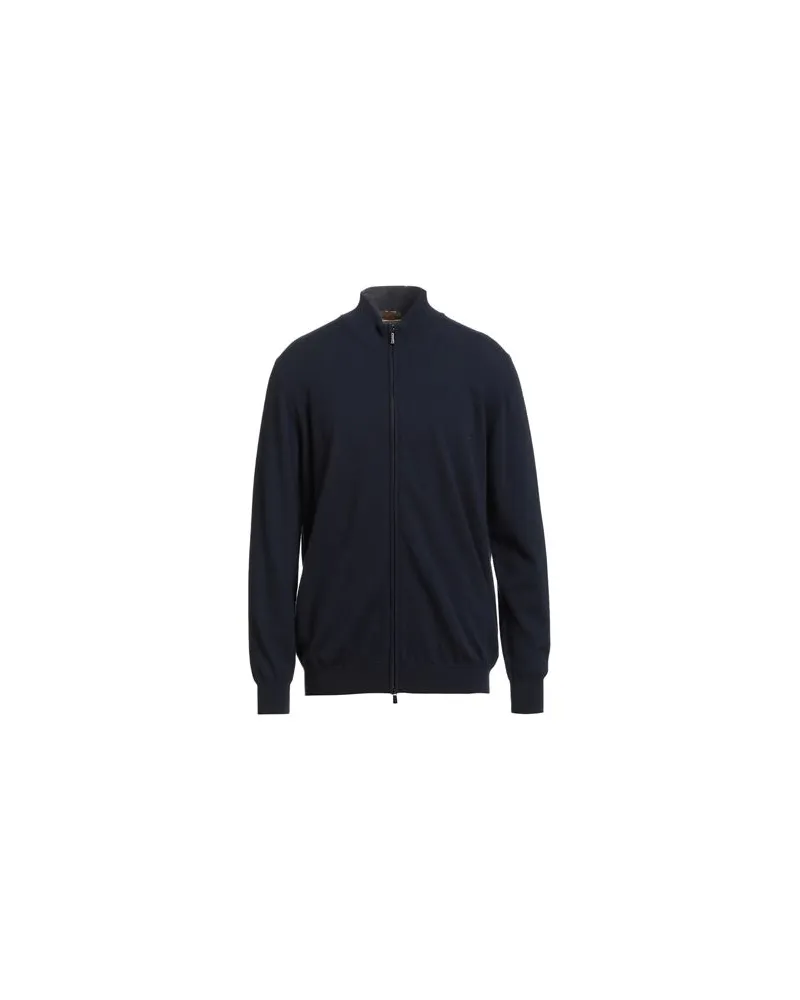 MOORER STRICKWAREN - Strickjackenauf YOOX.COM Marineblau