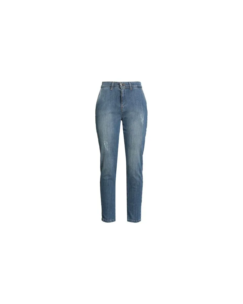Siste's HOSEN & RÖCKE - Jeanshosenauf YOOX.COM Blau
