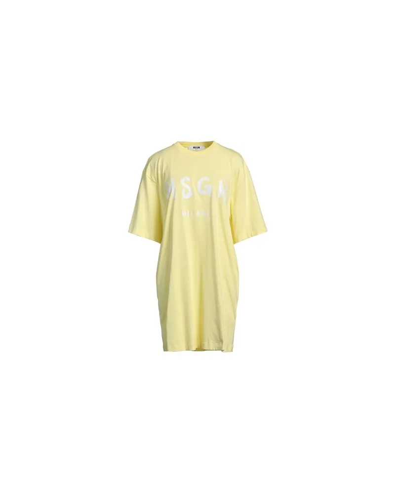 MSGM KLEIDER - Mini-Kleiderauf YOOX.COM Gelb