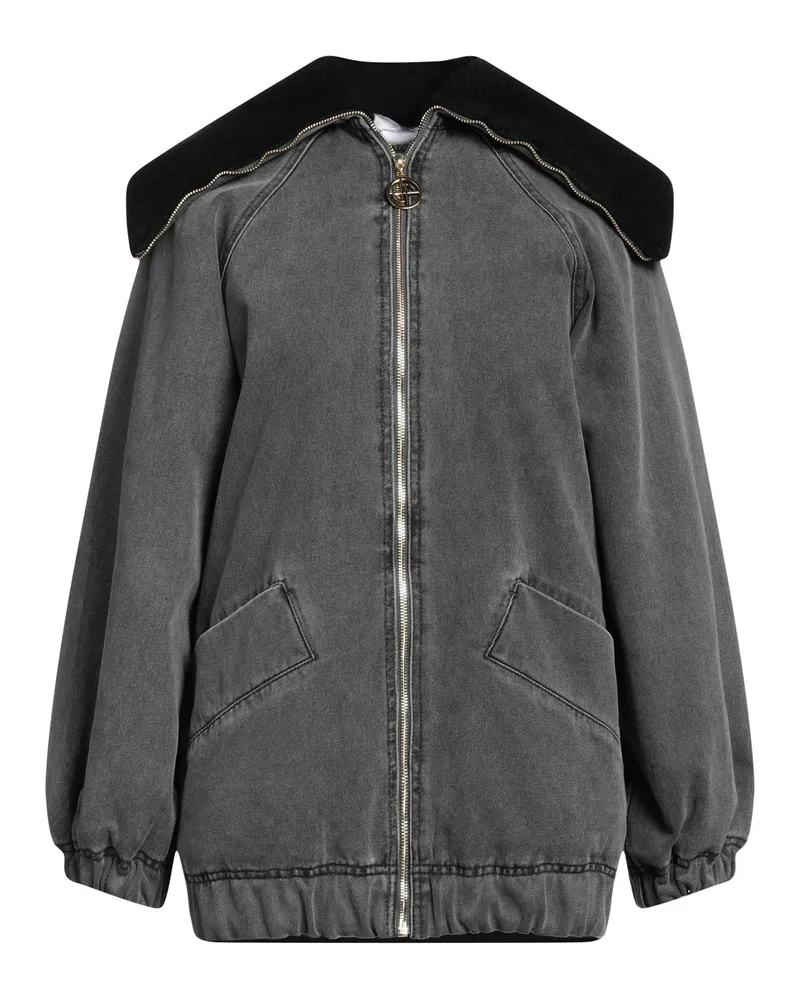 Patou Jeansjacke/-mantel Grau