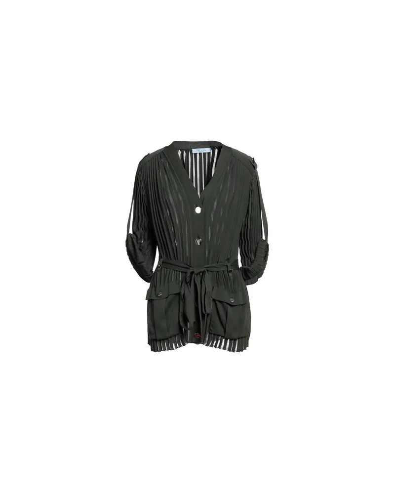 Blumarine STRICKWAREN - Strickjackenauf YOOX.COM Militärgrün