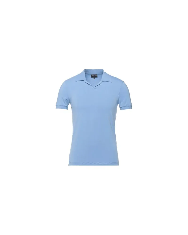 Giorgio Armani TOPS - Poloshirtsauf YOOX.COM Azurblau