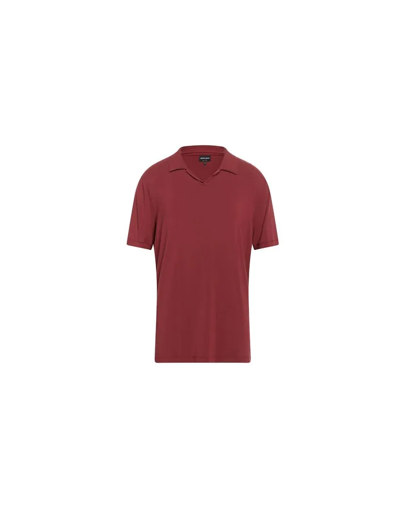 Giorgio Armani TOPS - Poloshirtsauf YOOX.COM Ziegelrot