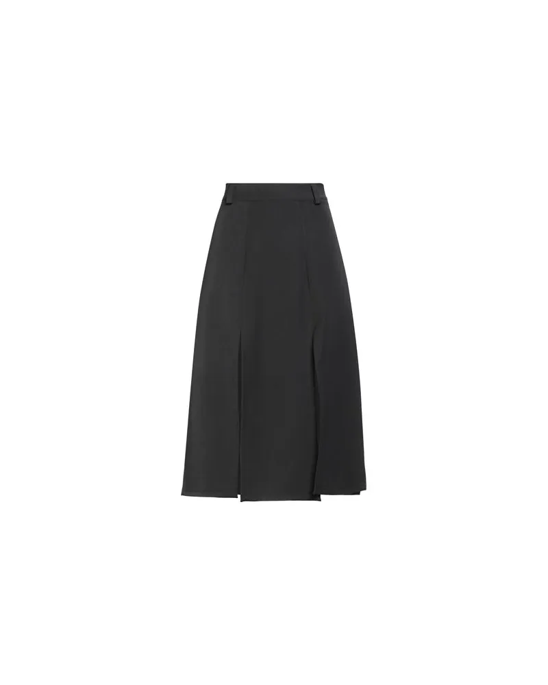 KONTATTO HOSEN & RÖCKE - Midi-Röckeauf YOOX.COM Schwarz