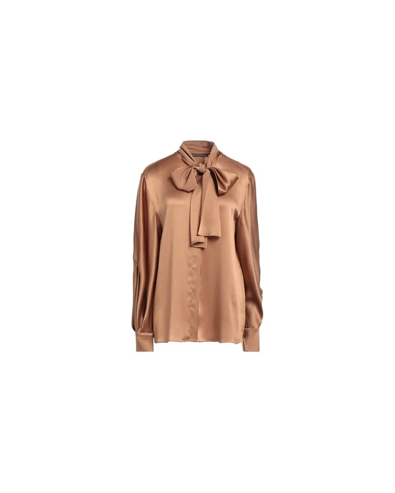 Alberta Ferretti TOPS - Hemdenauf YOOX.COM Kamel