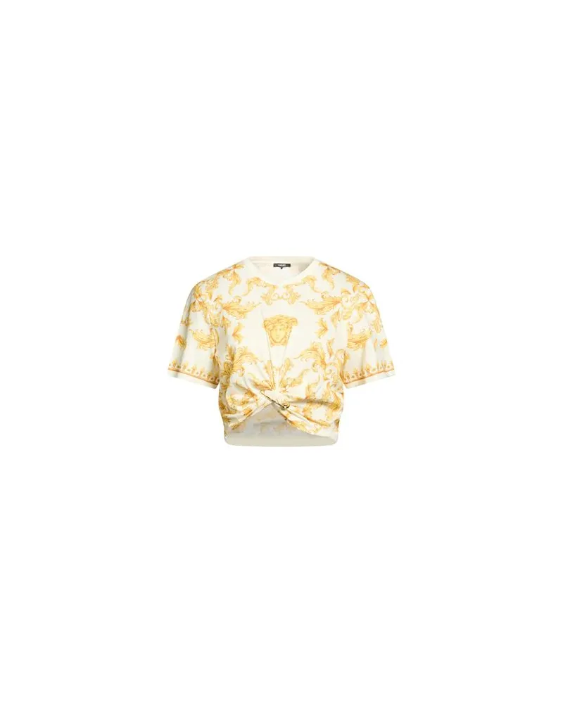 Versace TOPS - T-shirtsauf YOOX.COM Cremeweiß