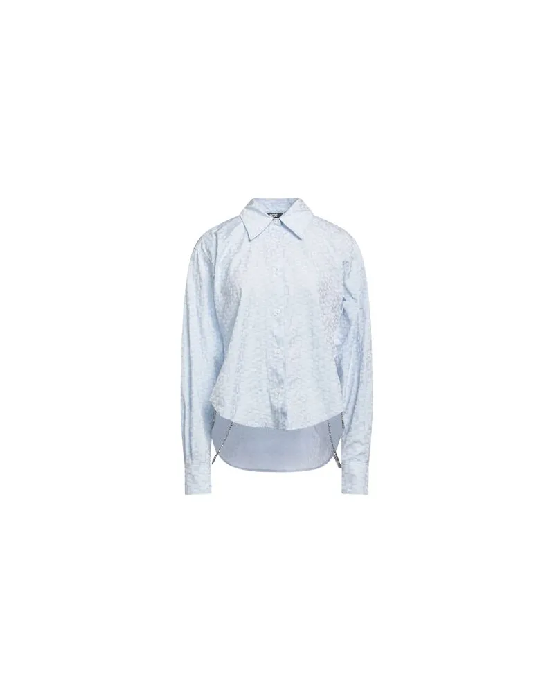 GCDS TOPS - Hemdenauf YOOX.COM Hellblau