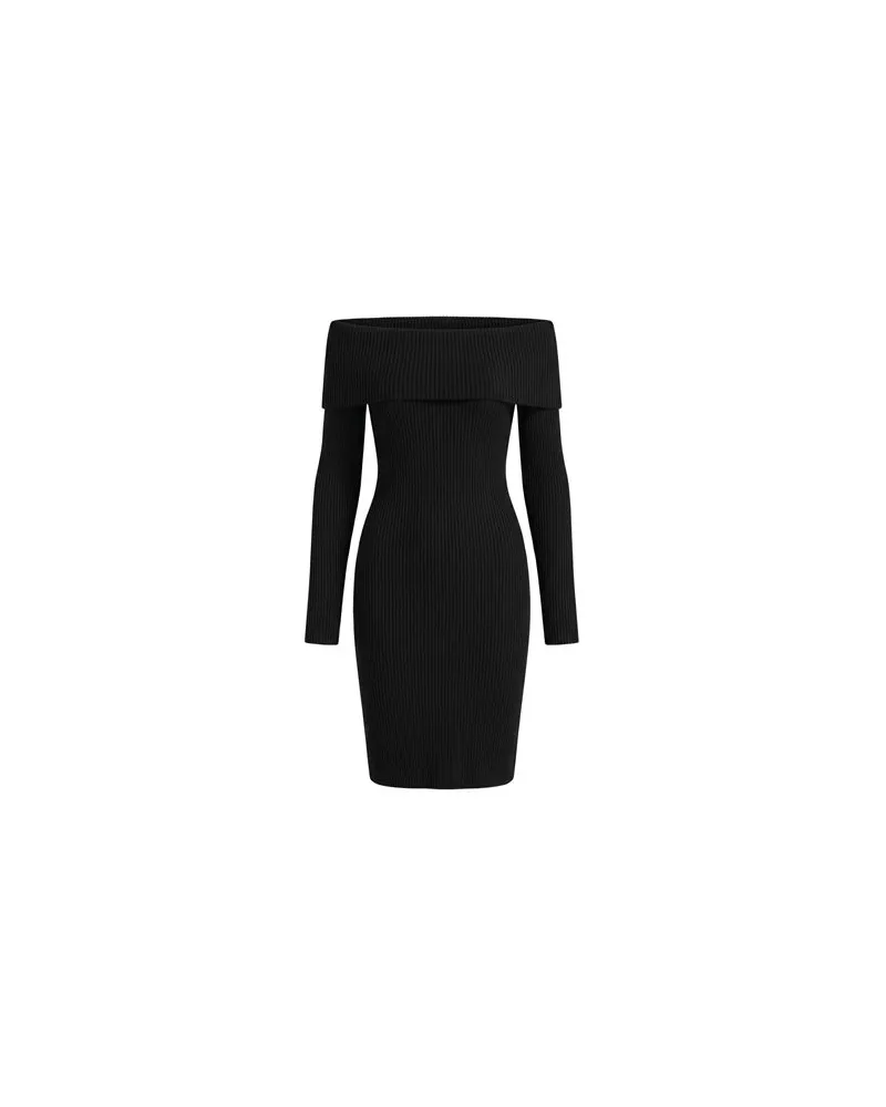 Dondup KLEIDER - Mini-Kleiderauf YOOX.COM Schwarz