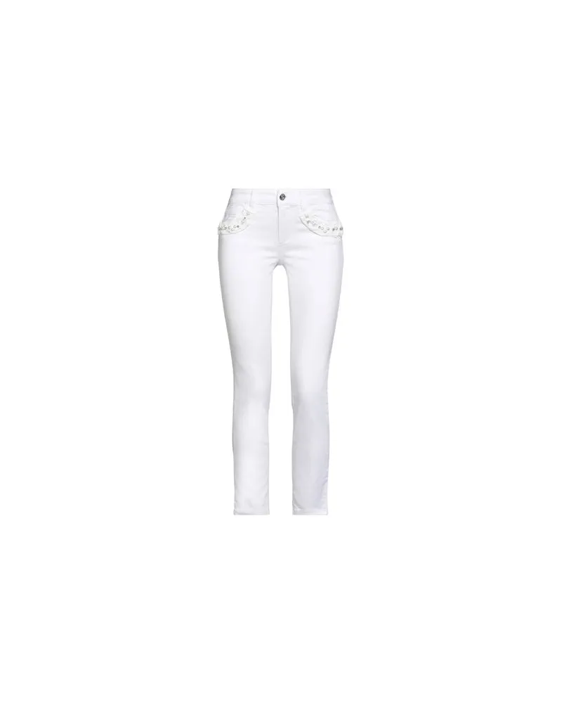 Liu Jo HOSEN & RÖCKE - Jeanshosenauf YOOX.COM Weiß